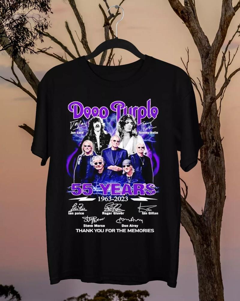 

Deep Purple 55 years 1963 2023 Thank You for The Memories Shirt Unisex T-Shirt L