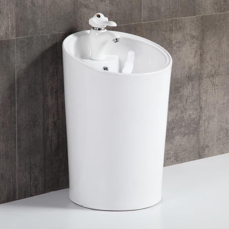 Отдельностоящий керамический пьедестал для раковины Yixi, комплект