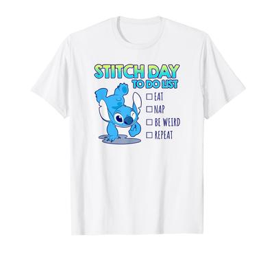 Disney Lilo Stitch Handstand Stitch Day To Do List & T-Shirt