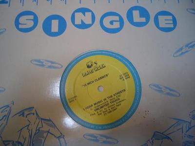 12-Zoll-Schallplatte UNLIMITED TOUCH - I Hear Music In The Streets / Searc RHR3553 Rams Horn 1986 Niederlande Soul/Funk Gebraucht