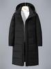 2025 Unisex Hooded Warm Winter Jacket - Long, Cold-Protection Style for Youth