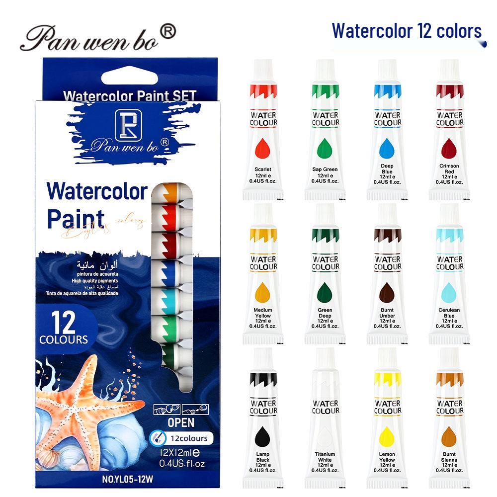 25ml Acrylic Paint Set for Textiles, Glass, and Watercolor Art Projects