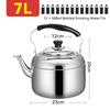 Large Diameter Spout Stovetop Water Boiler Anti Burn Handle Water Heating Kettle  Water Boiling