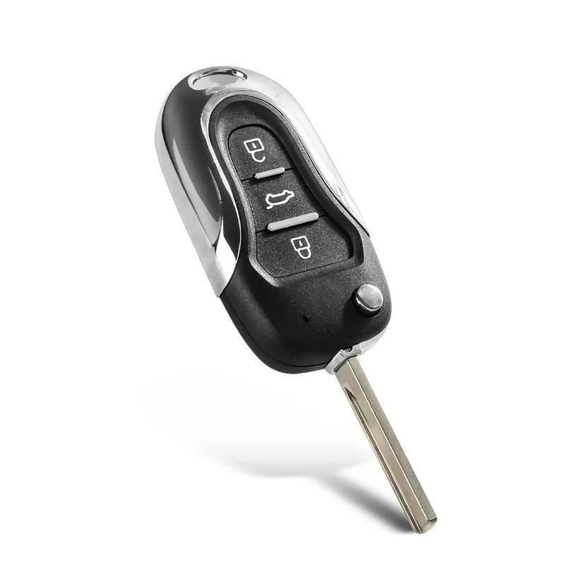 KEYYOU Modified Remote Key Shell For Hyundai I20 I30 IX35 I35 Accent Kia Picanto Sportage K5 3NT Flip Folding Remote Key Case