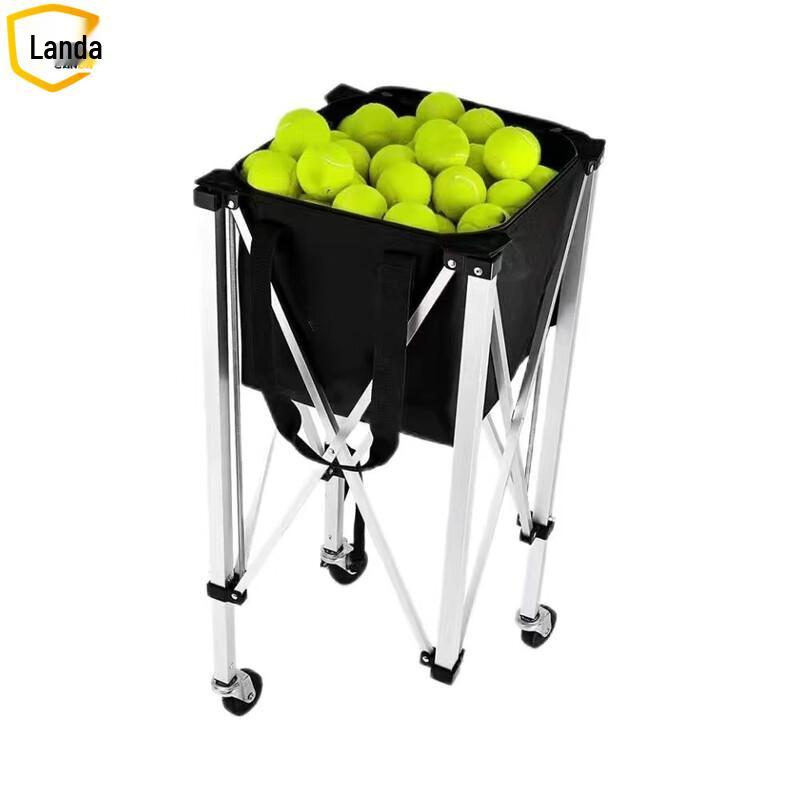 Landa Portable Foldable Tennis Ball Cart