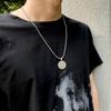 New Vintage Distressed Queen Head Necklace for Men Trendy Fashion Simple Versatile Popular Men's