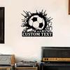 Metal Wall Art Football Field Sign Personalized Team Gift Sports Decor Fan Gift