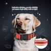 Reflective Nylon Dog Collars Adjustable Safe Pet Collar for Small Medium Large Dogs(Red L)