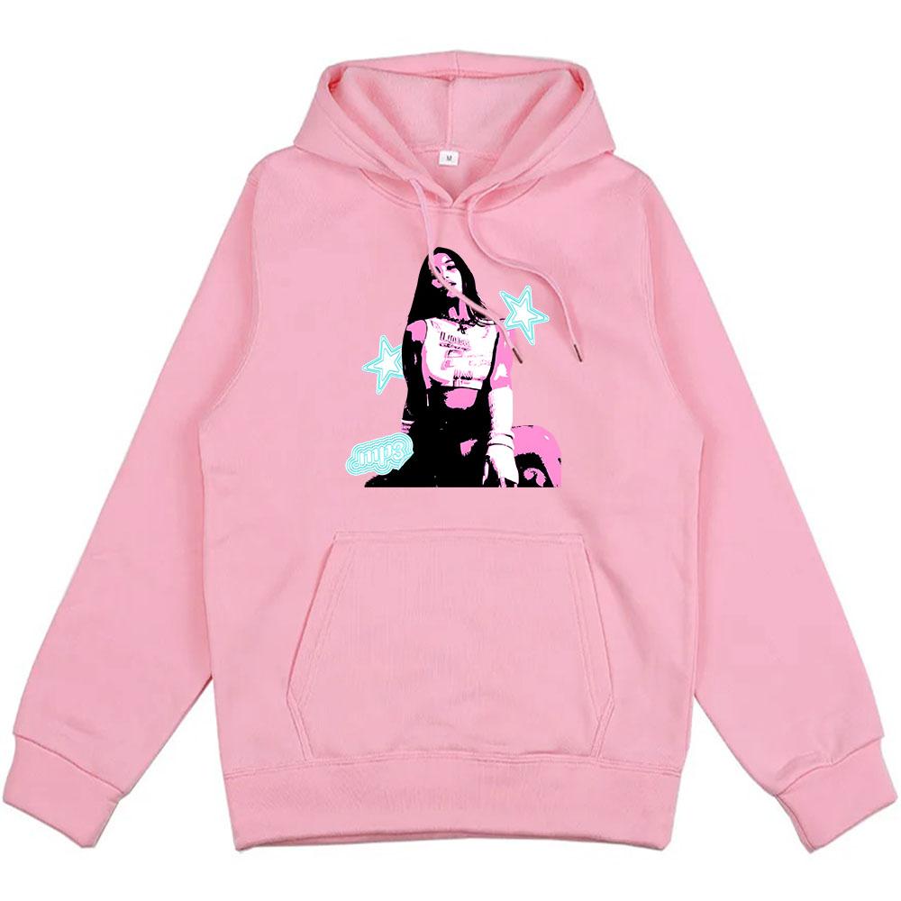 Singer Graphic Women Hoodies  Emilia Mernes MP3 Tour Sweatshirts Winter Long Sleeve Unisex Streetwear Printing Clothes