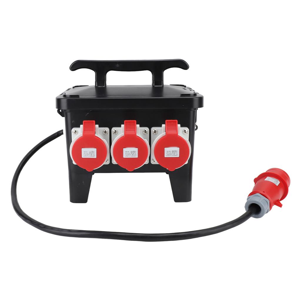 Power Distribution Unit Portable Outdoor Compact Construction Site Power Distributor with Cable