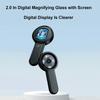 Portable Digital Magnifier Handheld Magnifying Glass with 2.0 Inch Screen 100W Pixels