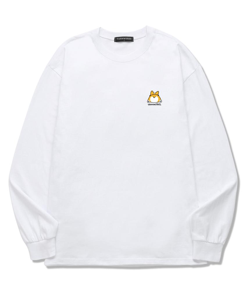 VANNWORKS Mini Welsh Corgi Long Sleeve (Vls0070) White