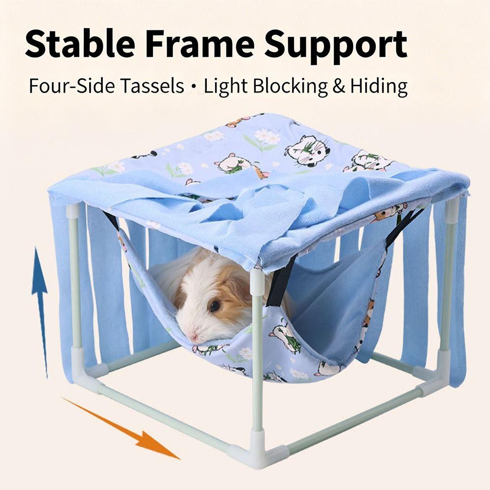 Breathable Ferret Hamster Hammock Soft Hanging Hammock Guinea Pig Hiding Nest  For Guinea Pig