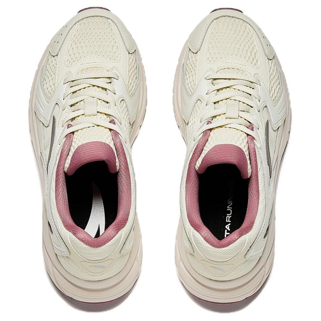 Anta Comfort Upgrade Retro Fashion Height Increasing Lightweight Breathable Low Top Casual City Commuting Running Shoes Women Sneaker 922535592-7