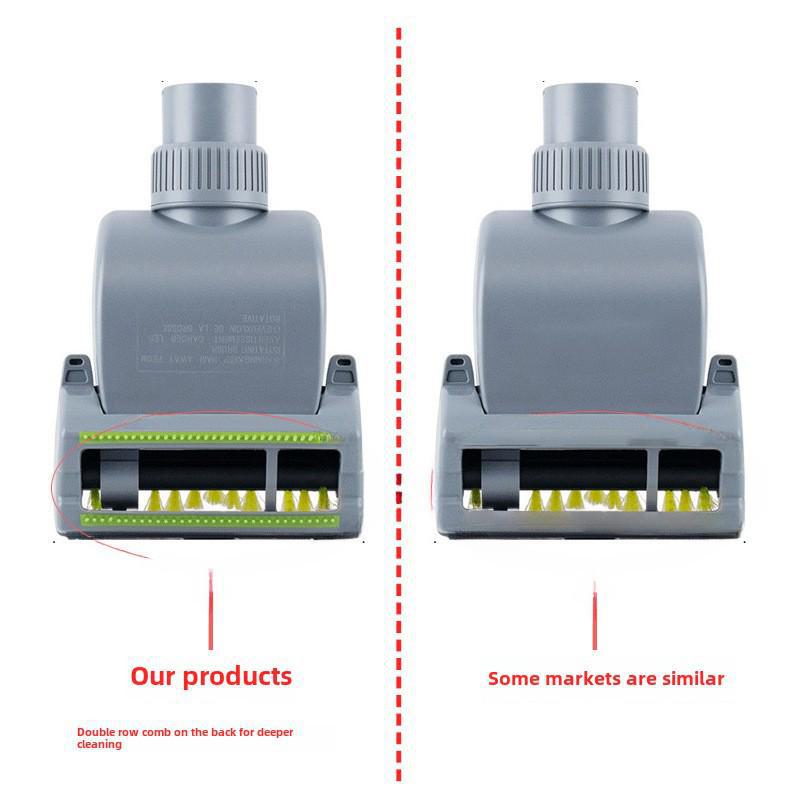Huixi Household Vacuum Accessories: Suction Head, Dust Brush, Mite Removal Brush, Pneumatic Design, 32mm-35mm Diameter.