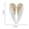 Rhinestone Angel Wings Brooch Pins Women Men Wedding Party Jewelry Gift
