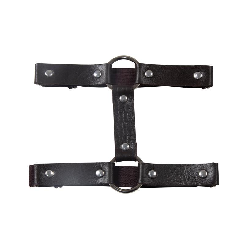 Gothic Harajuku Punk Leather Thigh Garter Elastic Band Leg Chain