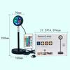 Sunset Lamp Projector Rotatable Lamp Head Sunset Projection Light Remote 16 RGB
