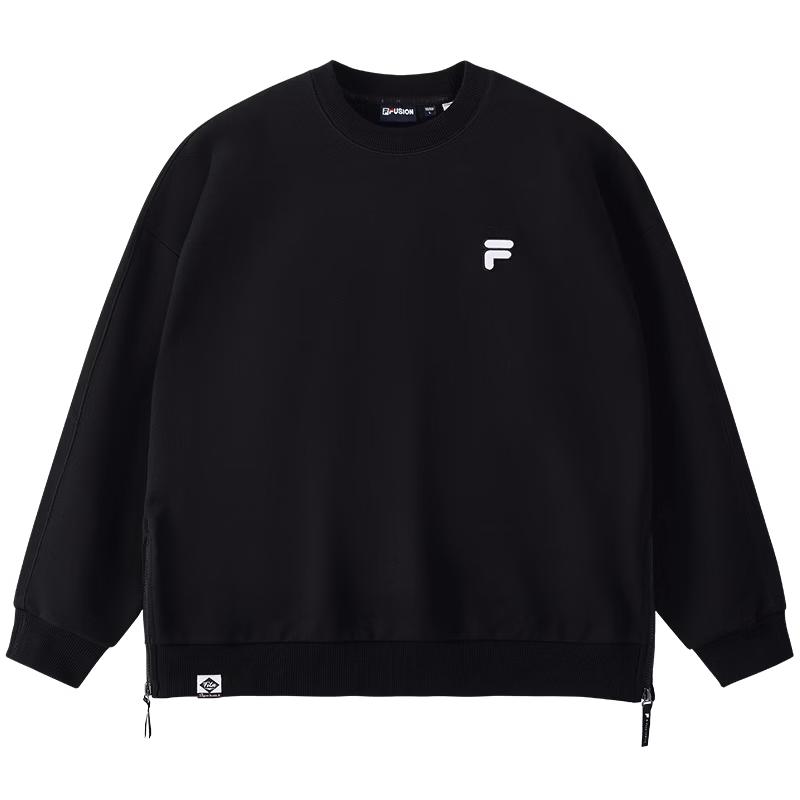 FILA FUSION Unisex Trendy Knit Pullover Sweatshirt