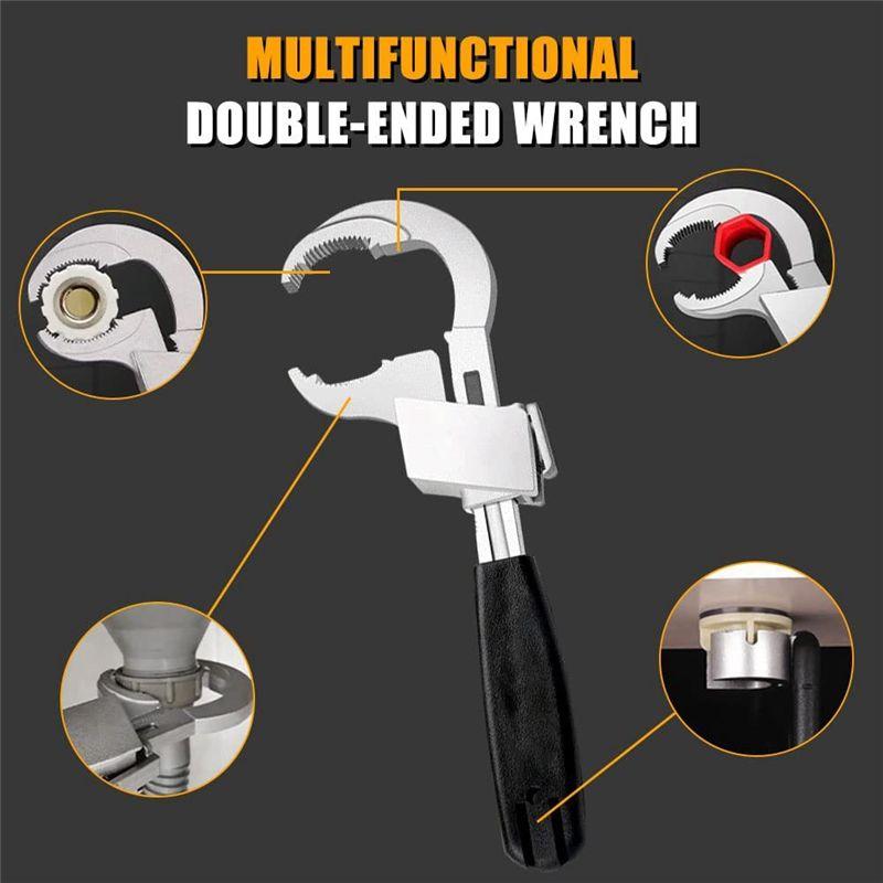 A20F-Universal Wrench Multifunctional Wrench Bathroom Wrench For Water Pipe Repair & Home Accessories