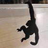 Simple Monkey Shaped Wall Decoration Hook Wooden Creative Key Hanger Storage Rack Reusable Under Cabinet Organizer Hooks Kitchen