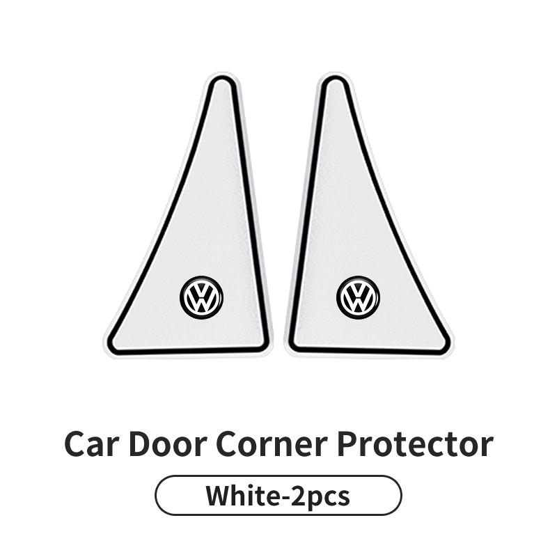 2Pcs/4Pcs Auto Car Door Corner Anti-collision Protector Sticker For VW Golf GTI Polo Passat Tiguan Jetta T-ROC Touareg Touran CC zr2