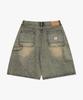 LMC Brush Washed Denim Carpenter Shorts Sand