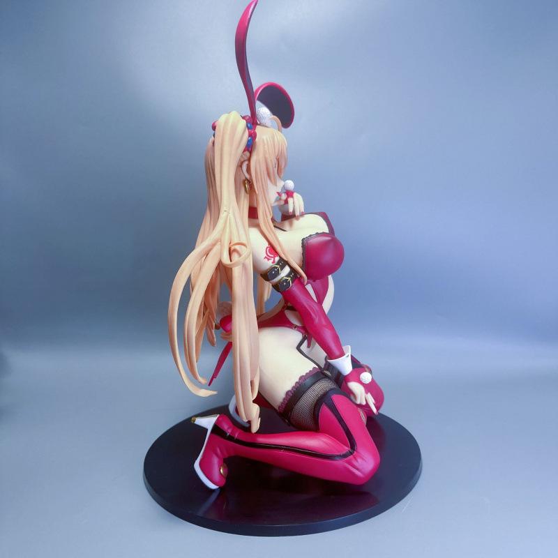Native Binding Caroline Bunny Girl Anime Figure Soft Body Collectible Statue Desktop Ornament For Anime Manga Otaku Collectors