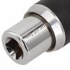 Adjustable Tap Socket Extraction Tool For Taps Reamers Screw Extractor 6-1/4 1/4-1/2in Drive Tap Socket For 3/8in Square Wrench