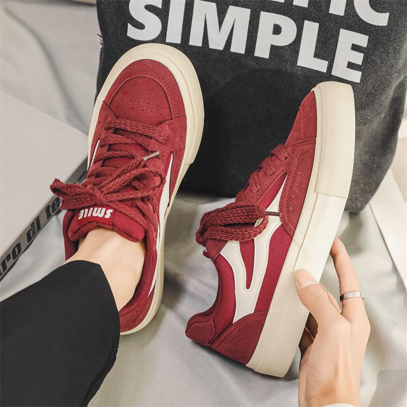 Men's shoes trendy niche original design canvas shoes spring new versatile leisure sports student men's shoes 7992