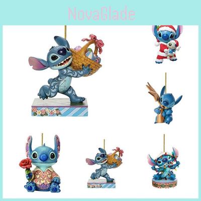 Enchanting Cartoon Anime Stitch Acrylic Pendant Christmas Tree Decoration Diy Crafts