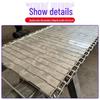 Stainless Steel High-Temperature Resistant Conveyor Belt with Thickened Chain Plate.