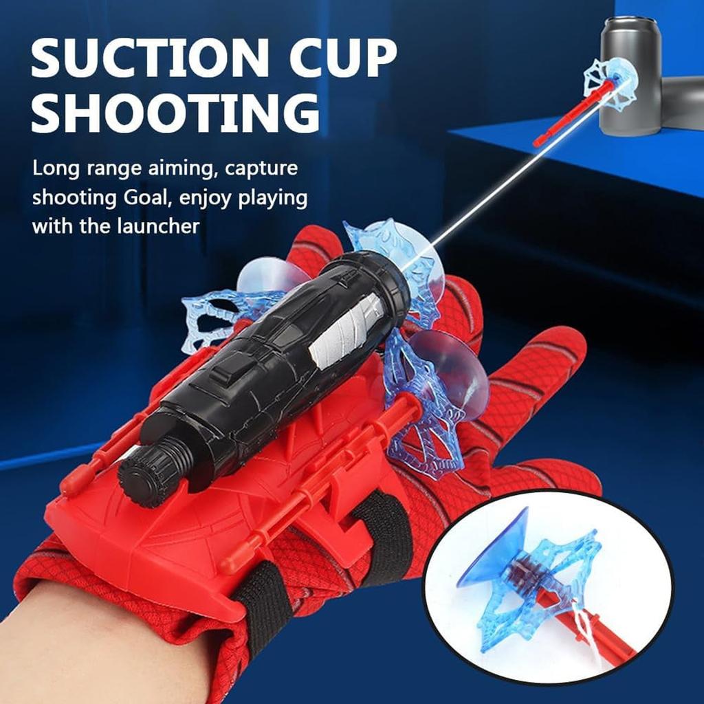 Soft Bullet Can Be Fired Spinning Gloves Black Children's Toys Boy