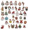 2096pc Merry Christmas Alloy Diy Ornament Santa Snowman Elk Bell Decor Pendant