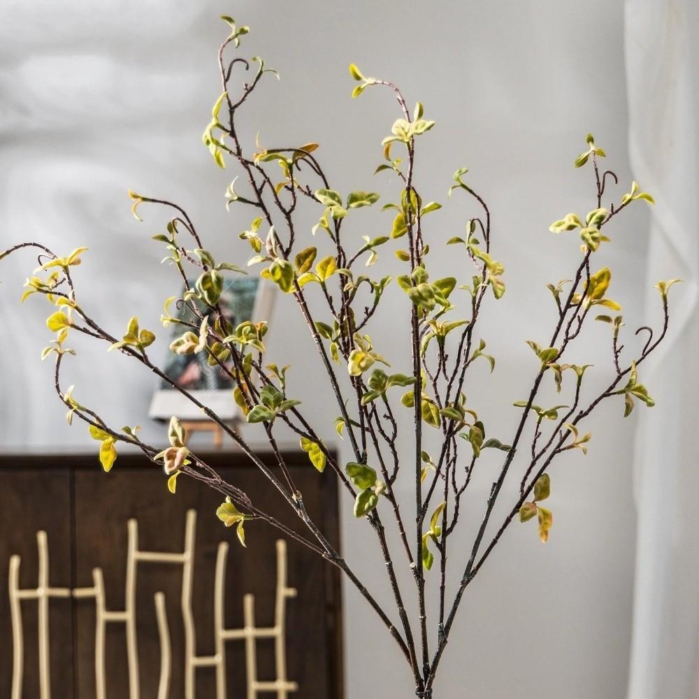 Tocco Reale Salice Artificiale Legno Morto Ramo Riccio Riempitivo per Vaso Verdea Artificiale Stelo Piante Verdi Ramo Fioritura Finta di Plastica