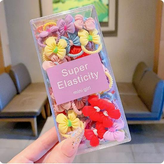 Child-Friendly Baby Hair Tie - Small, High Elasticity Rubber Band for Little Girls