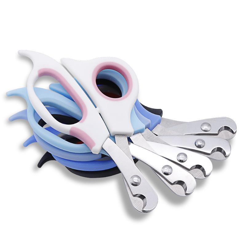 Stainless Steel Blade Dog Cat Pets Nail Clippers PP+TPR Comfort Handle Household Nailclippers Supplies for Professionals