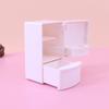 1/12 Mini Puppenhaus Weiß Kühlschrank mit Lebensmittel Set Küche Spielzeug Miniatur Möbel Kühlschrank Dekorationen Für Kinder Geschenk