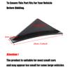 Universal 4 Wing Car Rear Bumper Lip Diffuser Splitter Spoiler Shark Fins For Chevrolet Chevy Camaro For Citroen Peugeot Mazda