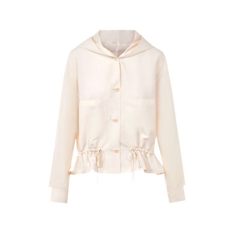 Lancy 25 Fashion Hooded Drawstring Jacket S