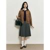 Binpolleidiseu [B. My] Pleated Midi Skirt Ash (Bf5827N024)