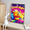DIY Diamond Painting Winnie The Pooh Sleeping Cross Stitch Kit Mosaic Art Diamond Painting Full Circle Diamond Home Decoration