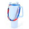 Silicone Water Bottle Strap 8-40oz Water Bottle Handle Carrier Water Bottle Holder Soft Grip Handle for Stanley Cup Accessories