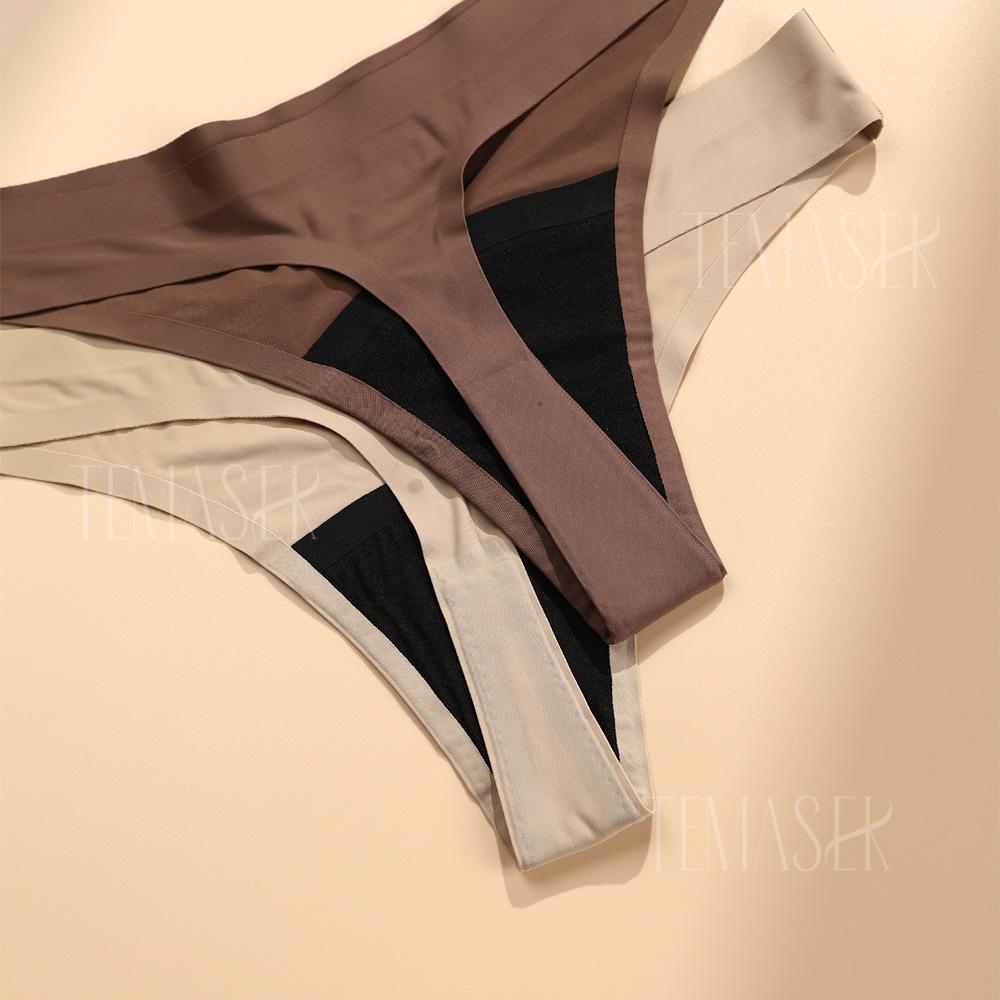 4-Layer Absorbent Menstrual Thong - Pure Cotton, Breathable, Anti-Leakage