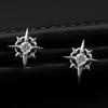 North Star Men'S Earrings, High-End And Niche Design, Trendy And Handsome Style Personalized Earrings For Trendy Men