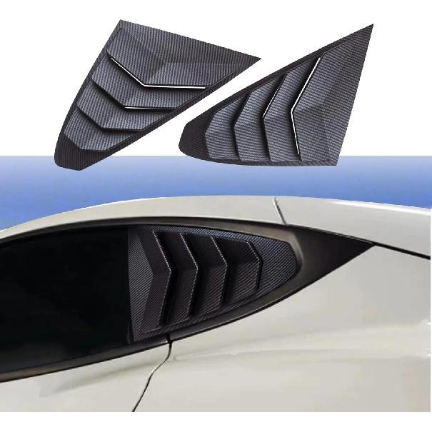 Για Tesla Model S Πίσω Πλαϊνά Καλύμματα Παραθύρων Περσίδες Σπορ Στυλ Δροσερή Εξωτερική Διακόσμηση κατάλληλα για Tesla Model S 2017-2024 Αξεσουάρ