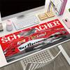 Michael Schumacher Theme Mouse Pad, Non Slip Rubber Base, Multifunctional Office & Home Decor, Perfect for Workspace Personalization.
