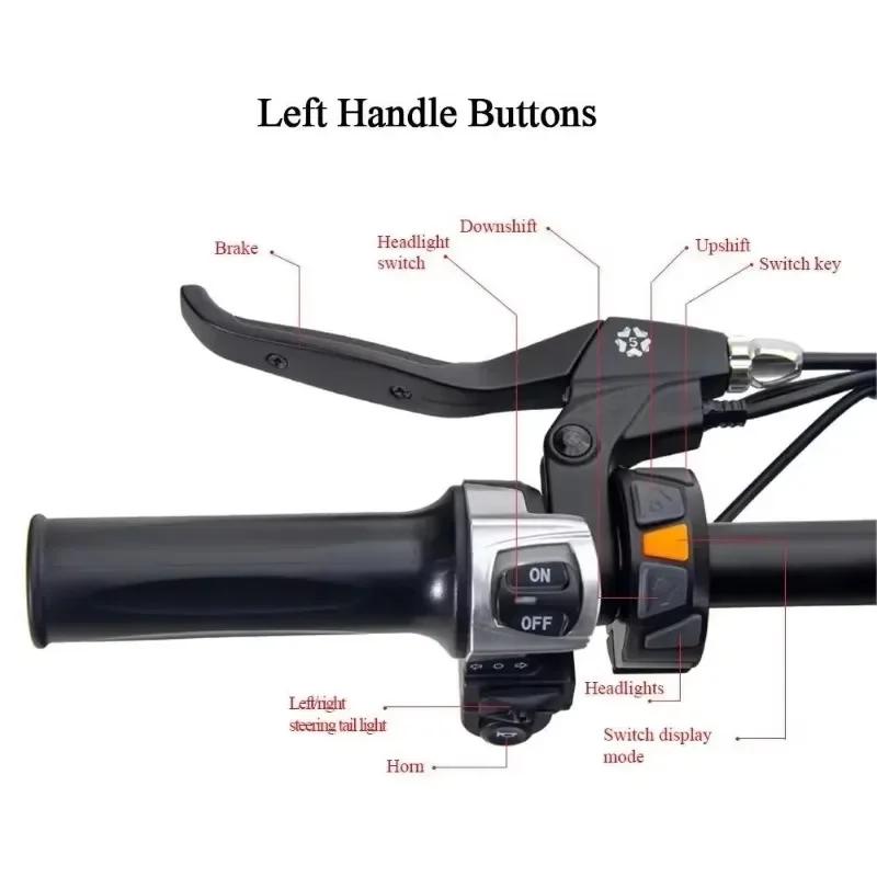 CMACEWHEEL GW20 48V18AH Lithium Battery Electric Bike Adult 20*4 Inch Fat Tire Mountain City Electric Bicycle