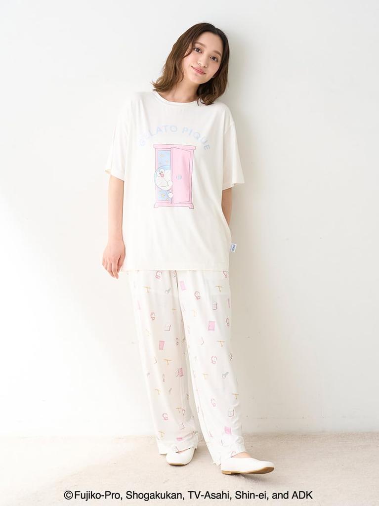 gelato pique Doraemon Print Lange Hose PWCP254203 OWHT Damen