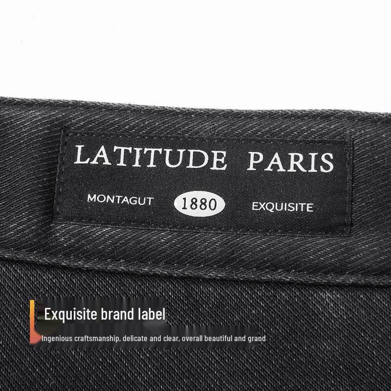 Montagut Men's Fleece-Lined Stretch Straight-Leg Jeans